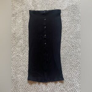 ASOS Black Midi Pencil Skirt Work